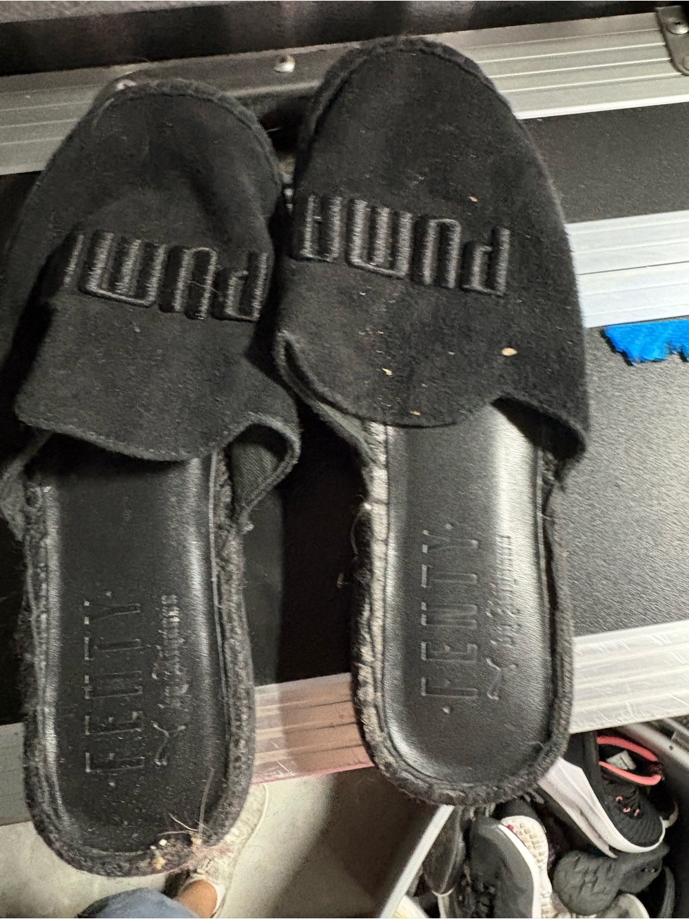 Puma Women’s Black Slip-On Mules